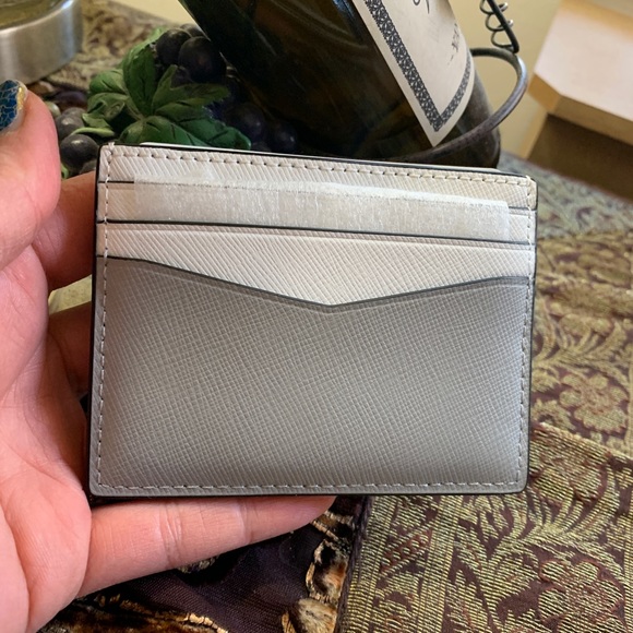 SOLD⛔️Authentic KATE SPADE Leather colorblock card case - Picture 2 of 8